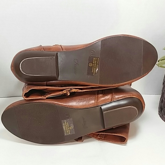 🆕 Forever Link Tan Mid Calf Almond Toe Boot 🆕 - Picture 7 of 7